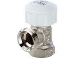 Клапан термостатический со сгоном угловой 1/2" ВР/НР Stout