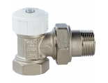 Клапан термостатический со сгоном угловой 3/4" ВР/НР Stout