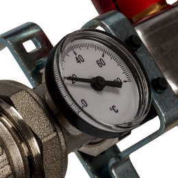 Коллекторная группа Stout SMS-0907 1"х3/4" 10 выходов, с расходомерами