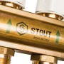 Коллекторная группа Stout SMB-0473 1"х3/4" 10 выходов, с расходомерами