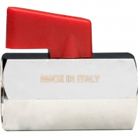 Кран шаровой мини 3/4"ВР/ВР Stout флажок красный