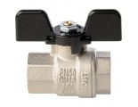 Кран шаровой 1/2"ВР/ВР Stout полнопроходной бабочка черная
