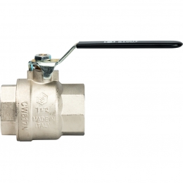 Кран шаровой 1 1/2"ВР/ВР Stout полнопроходной рычаг черный