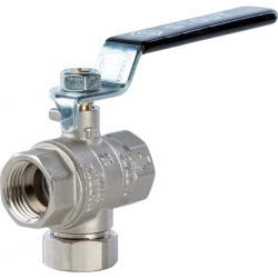 Кран-фильтр шаровой 1/2"ВР/ВР 500 мкм Stout рукоятка стальная черная