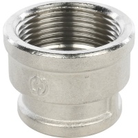 Муфта 1 1/4"вр х 1"вр Stout переходная никелированная латунная