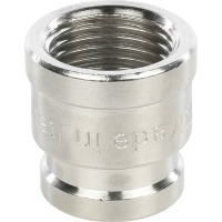 Муфта 1/2"вр х 3/8"вр Stout переходная никелированная латунная