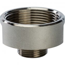 Переходник 1 1/2"вр х 3/4"нр Stout никелированный латунный