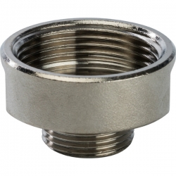 Переходник 1 1/4"вр х 3/4"нр Stout никелированный латунный
