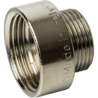 Переходник 1"вр х 3/4"нр Stout никелированный латунный