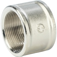 Муфта 1 1/2"вр Stout никелированная латунная