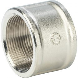 Муфта 1 1/2"вр Stout никелированная латунная