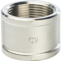 Муфта 1 1/4"вр Stout никелированнаяр латунная