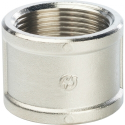 Муфта 1 1/4"вр Stout никелированнаяр латунная
