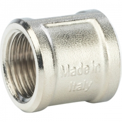 Муфта 1/2"вр Stout никелированная латунная