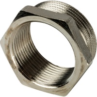 Футорка 1 1/4"нр х 1"вр Stout никелированная латунная