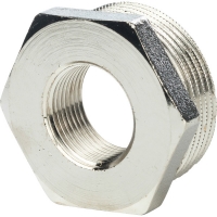 Футорка 1"нр х 1/2"вр Stout никелированная латунная