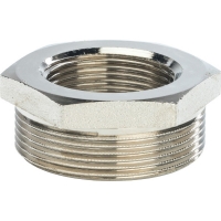 Футорка 2"нр х 1 1/4"вр  Stout никелированная латунная