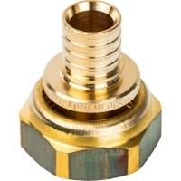 Переходник 16мм х 3/4"накидная гайка Stout аксиальный для труб из сшитого полиэтилена