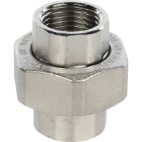 Разъемное соединение 1/2"ВВ Stout никелированное