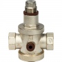 Редуктор давления поршневой под манометр Stout 3/4"вр, PN25, 1-5.5 бар