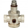 Редуктор давления поршневой под манометр Stout 3/4"вр, PN25, 1-5.5 бар