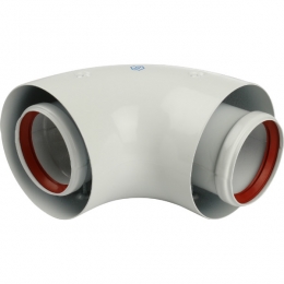 Угол коаксиальный Stout 60/100 90* (Baxi, Viessmann)