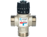 Термостатический смесительный клапан 1"нр Stout 35-60C, 1.6м3/ч  для ГВС и отопления