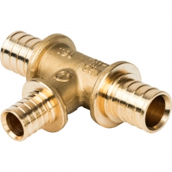 Тройник 20мм х 16мм х 20мм Stout аксиальный для труб из сшитого полиэтилена