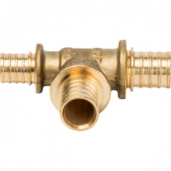 Тройник 20мм х 20мм х 16мм Stout аксиальный для труб из сшитого полиэтилена