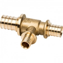 Тройник 25мм х 16мм х 20мм Stout аксиальный для труб из сшитого полиэтилена