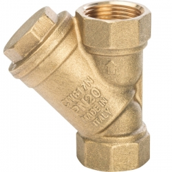 Фильтр сетчатый косой 3/4 г-г Stout