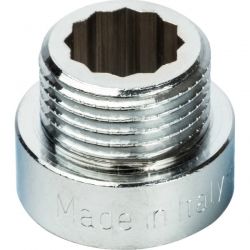 Удлинитель 1/2"ВН х 10мм Stout хромированный латунный