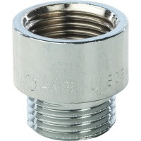 Удлинитель 1/2"ВН х 15мм Stout хромированный латунный