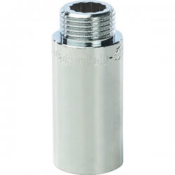 Удлинитель 1/2"ВН х 50мм Stout хромированный латунный