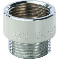 Удлинитель 3/4"ВН х 15мм Stout хромированный латунный