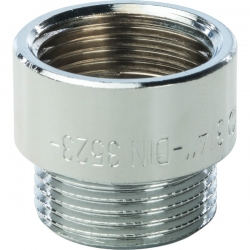 Удлинитель 3/4"ВН х 15мм Stout хромированный латунный