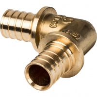 Угольник 25мм х 25мм Stout аксиальный для труб из сшитого полиэтилена