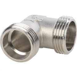 Угольник 1"нр Stout никелированный латунный