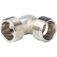 Угольник 3/4"нр Stout никелированный латунный