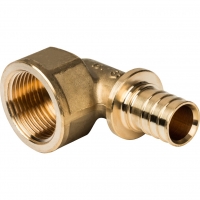 Угольник 25мм х 3/4"вр Stout аксиальный для труб из сшитого полиэтилена