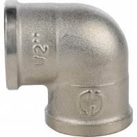 Угольник 1/2"вр Stout никелированный латунный