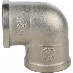 Угольник 1/2"вр Stout никелированный латунный