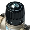 Термостатический смесительный клапан Stout 1"нр, 35-60C, 2.5м3/ч  для ГВС и отопления