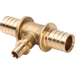 Тройник 32мм х 16мм х 32мм Stout аксиальный для труб из сшитого полиэтилена