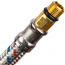 Гибкая подводка д/воды 0,4 м М10 (18мм) х 3/8 г STOUT