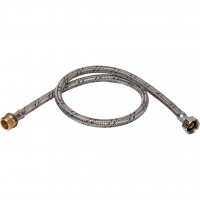 Гибкая подводка д/воды 0,8 м 1/2 г х 1/2 ш сталь STOUT