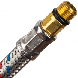 Гибкая подводка д/воды 0,4 м М10 (18мм) х 1/2 г STOUT