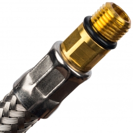 Гибкая подводка д/воды 0,5 м М10 (18мм) х 3/8 г STOUT