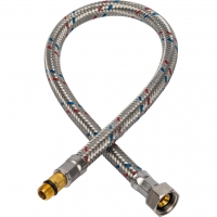 Гибкая подводка д/воды 0,5 м М10 (18мм) х 3/8 г STOUT