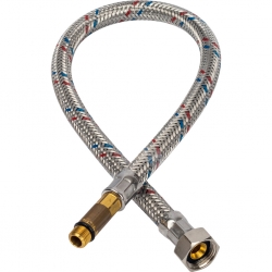 Гибкая подводка д/воды 0,4 м М10 (35мм) х 3/8 г STOUT